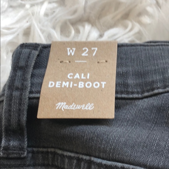 NEW • Madewell • Cali Demi Bootcut Jeans Black - Picture 8 of 8